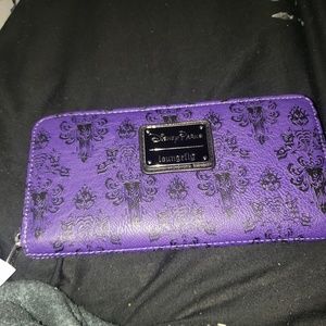 Disney loungefly haunted Mansion wallet